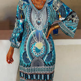 Emelia - Robe Boho à Imprimé Vibrant