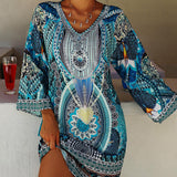 Emelia - Robe Boho à Imprimé Vibrant