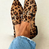 Gia - Mocassins élégants en léopard
