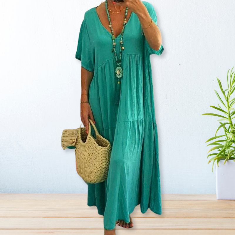 Maelis | Robe en coton-lin