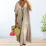 Maelis | Robe en coton-lin