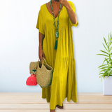 Maelis | Robe en coton-lin