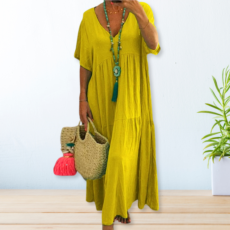 Maelis | Robe en coton-lin