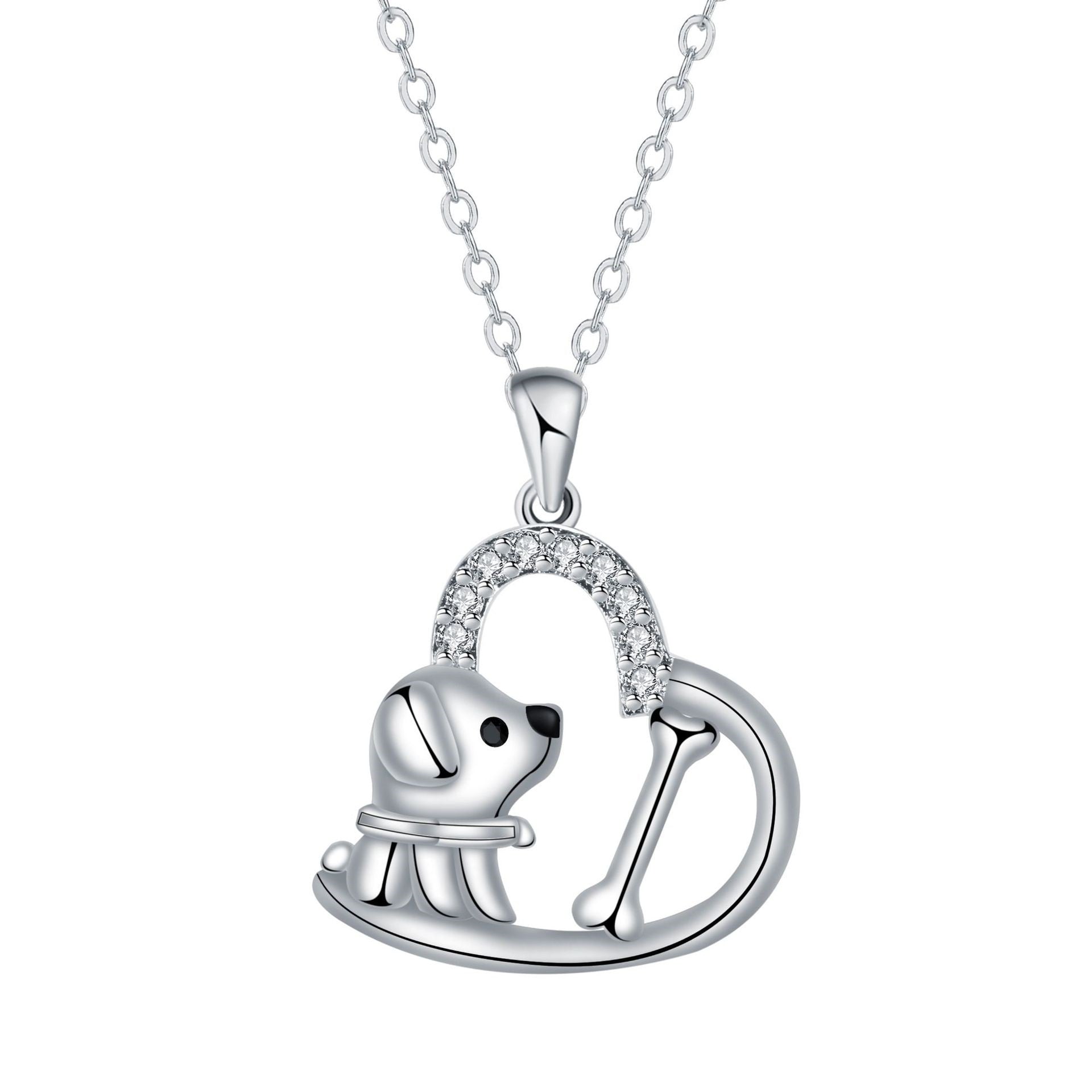 Collier pour Chien avec Pendentif en Cœur