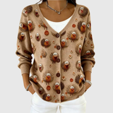 Cardigan à boutons confortable