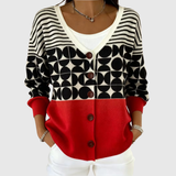 Cardigan en tricot confortable avec boutons
