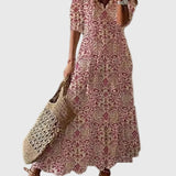 Amalia | Robe Maxikleid Vintage Boho pour l'été