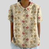 Haut fleuri Élégant Confort