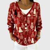 Cardigan à boutons confortable