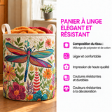 Lucie™ | Panier rembourré avec des libellules dans le jardin