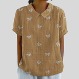 Haut fleuri Élégant Confort