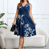 Danica - Robe portefeuille à motifs floraux