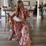 Shera - Robe maxi à motifs floraux