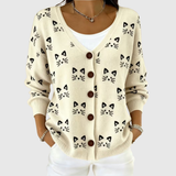 Cardigan en tricot confortable avec boutons