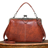 Lily™ | Sac à main en cuir vegan vintage