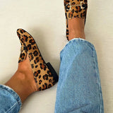Gia - Mocassins élégants en léopard