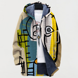 Claire™ | Veste à capuche avec des lignes artistiques