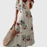 Amalia | Robe Maxikleid Vintage Boho pour l'été