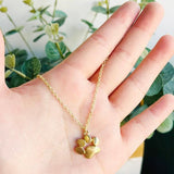 Collier Plaqué Or avec Charme Patte