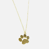 Collier Plaqué Or avec Charme Patte