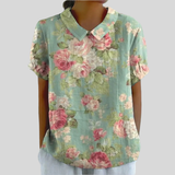 Haut fleuri Élégant Confort