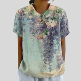 Haut fleuri Élégant Confort