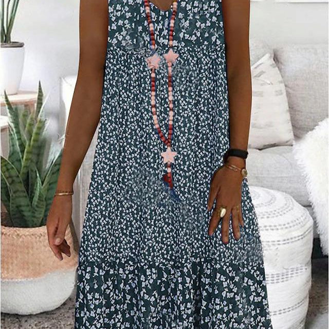 AYLA | ROBE SANS MANCHES AVEC DÉCOLLETÉ EN V
