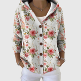 Cardigan Komfort avec capuche en tricot