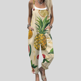 Salopette avec des fruits tropicaux