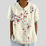 Haut fleuri Élégant Confort