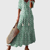 Amalia | Robe Maxikleid Vintage Boho pour l'été