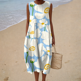 Robe d'été sans manches confortable