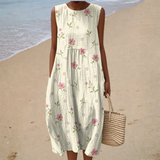 Robe d'été sans manches confortable