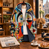 Claire™ | Veste à capuche avec des lignes artistiques