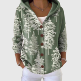 Cardigan en tricot avec capuche