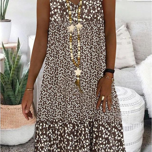 AYLA | ROBE SANS MANCHES AVEC DÉCOLLETÉ EN V