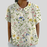 Haut fleuri Élégant Confort