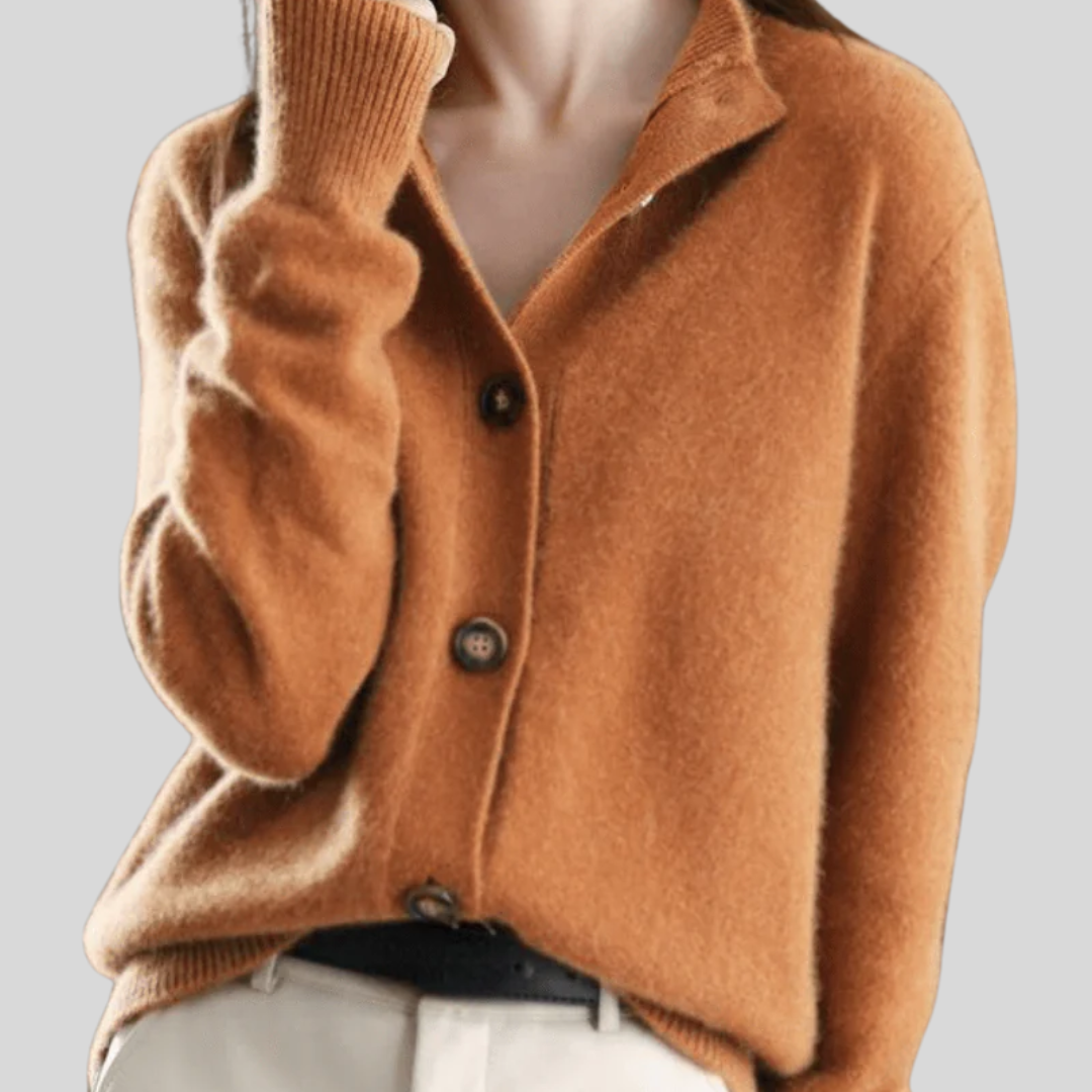 Claire | Cardigan en cachemire au style rétro