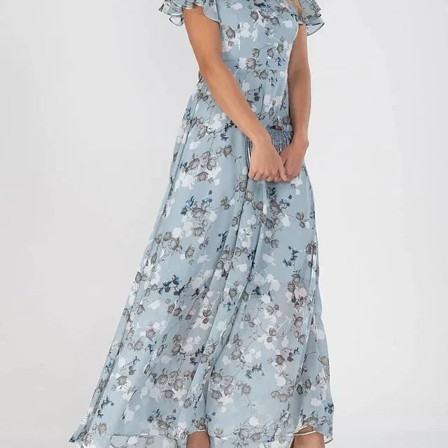 ZURI | ROBE ÉLÉGANTE ET FLUIDE AVEC UN EFFET MISE EN VALEUR DE LA SILHOUETTE