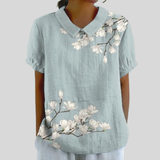 Haut floral Élégance Confort