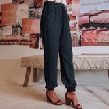 Kaeli – Pantalons de jogging élégants avec cordon