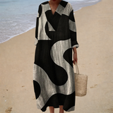Robe d'été fluide imprimée