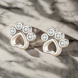 Boucles d'oreilles Pattes en Argent Sterling – Avec Zirconia Étincelants