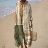 Robe d'été fluide avec imprimé