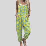 Salopette Rétro Jaune-Turquoise