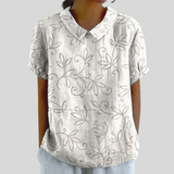 Haut fleuri Élégance Confort