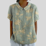 Haut fleuri Élégance Confort