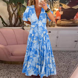 Floriana - Robe à Fleurs Vibrante