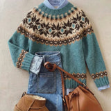 VELLARO | PULL TRICOT VINTAGE CHIC