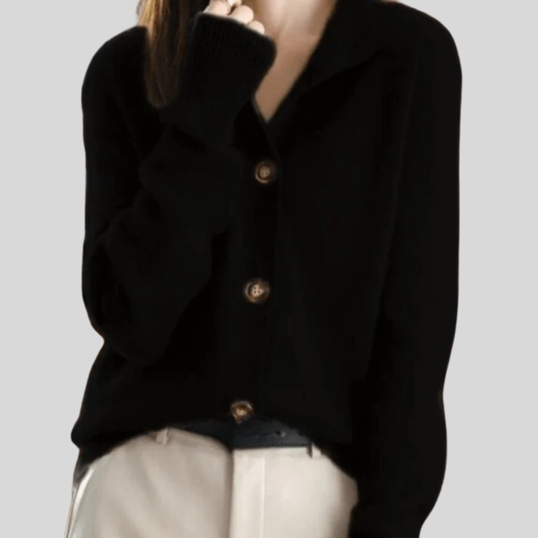 Claire | Cardigan en cachemire au style rétro